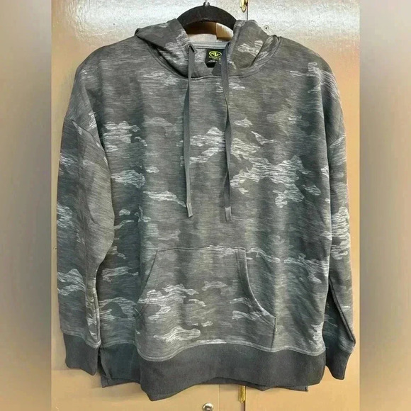 Gray camo hoodie by athletic works. - Picture 1 of 4
